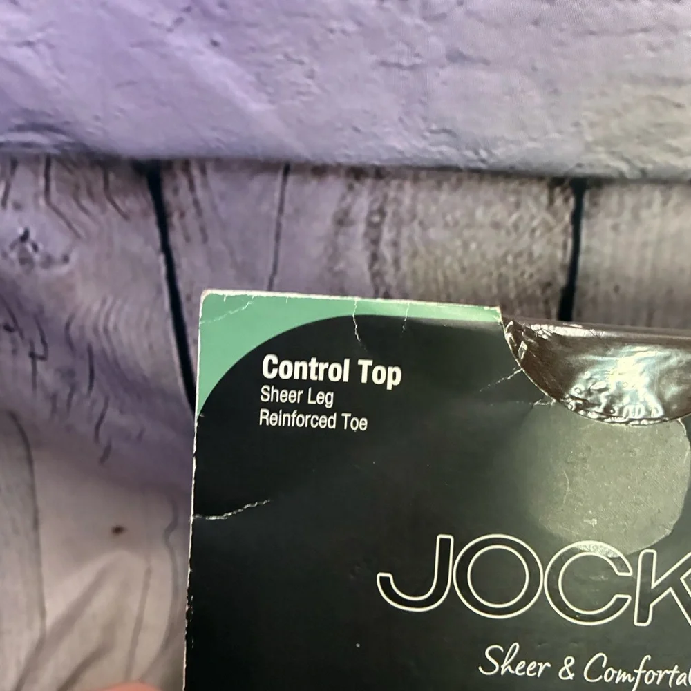 5/$20 VTG Jockey Sheer & Comfortable‎ Control Top Pantyhose Tights Coffee Sz B M